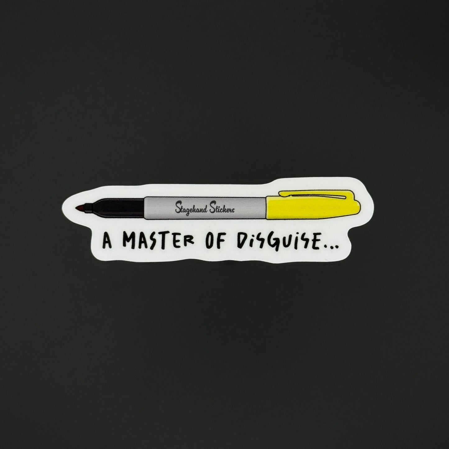 Disguised Marker Sticker