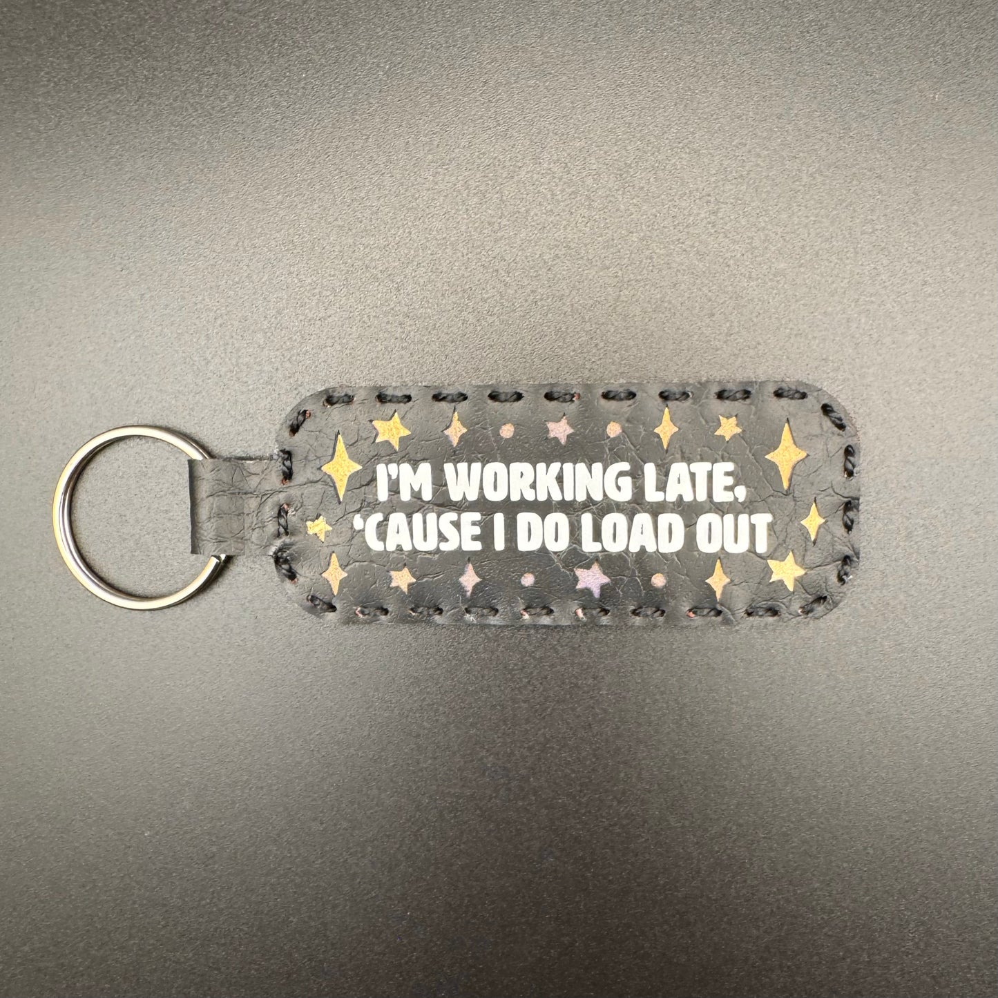 Working Late Keychain