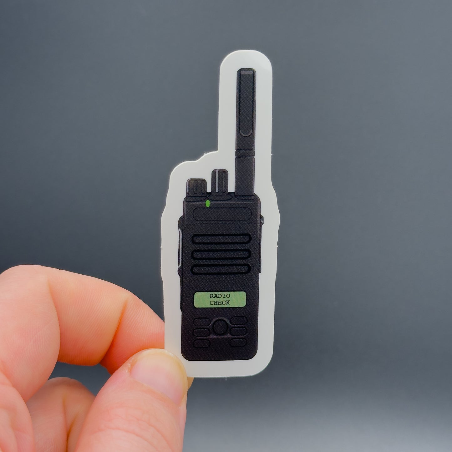 Radio Check Sticker