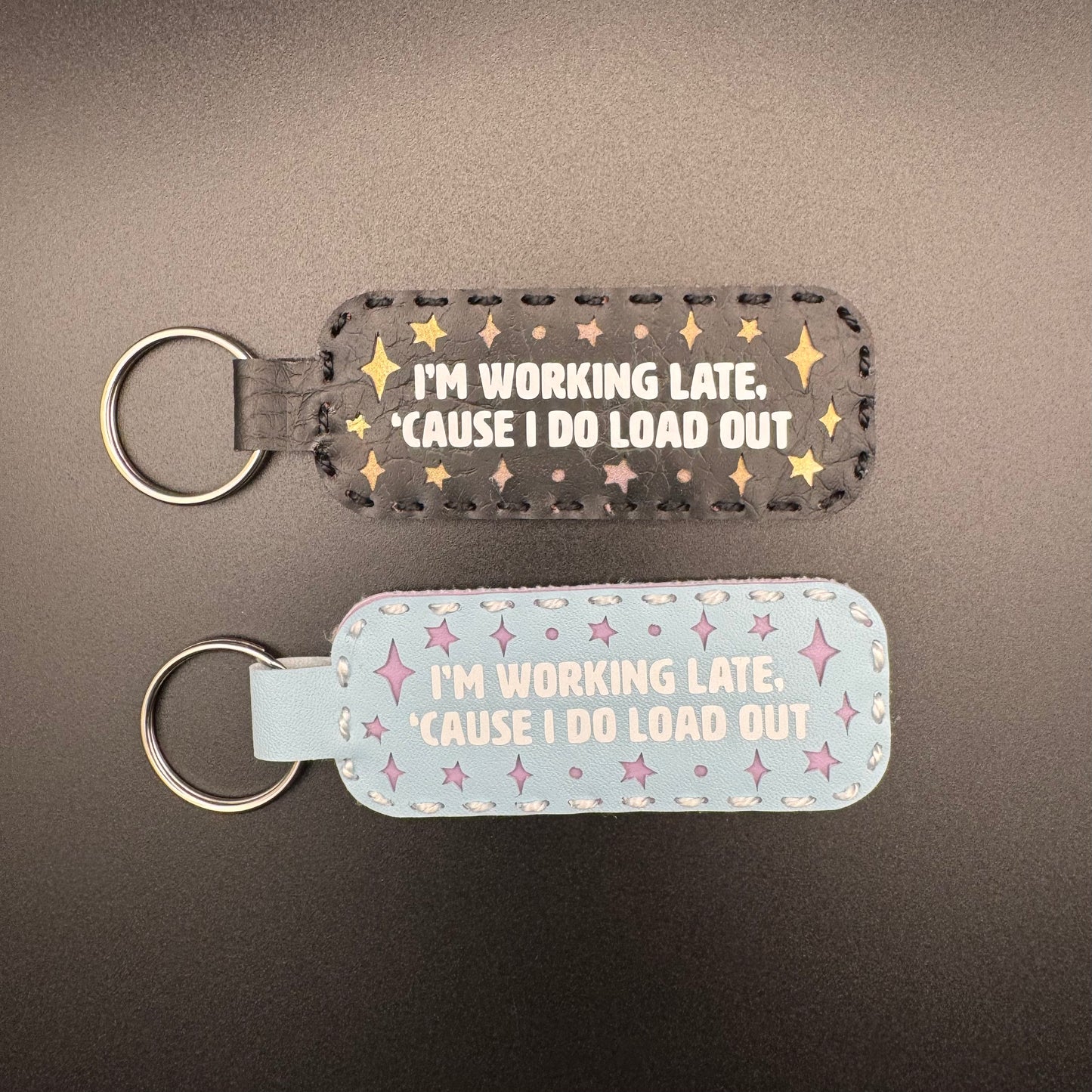 Working Late Keychain