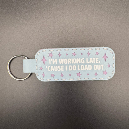 Working Late Keychain