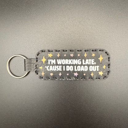 Working Late Keychain
