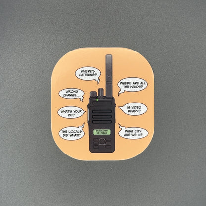Radio Chatter Sticker