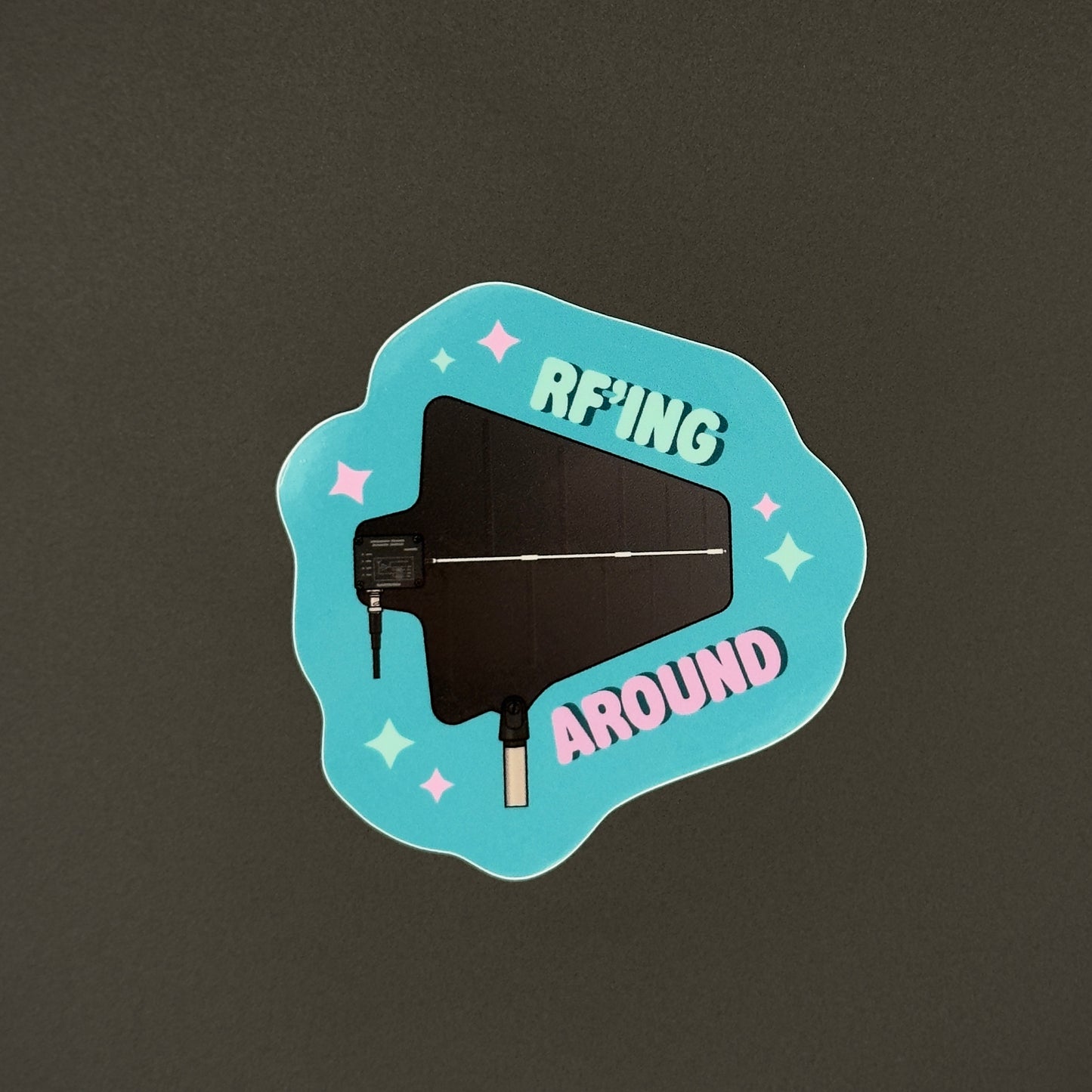 RF'ing Around Paddle Sticker
