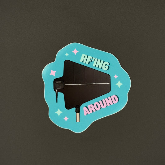 RF'ing Around Paddle Sticker