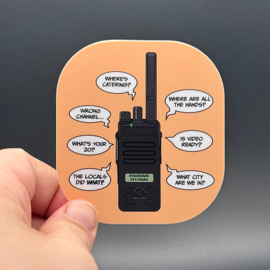 Radio Chatter Sticker