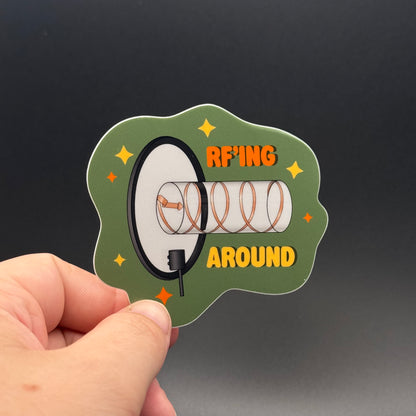 RF'ing Around Helical Sticker