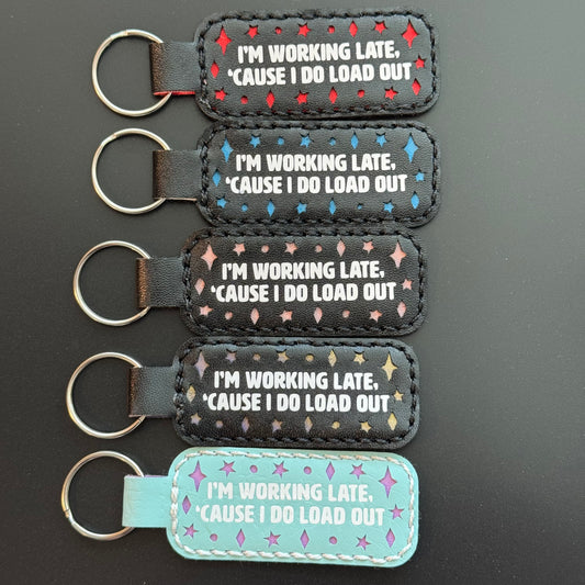 Working Late Keychain