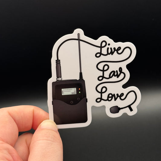 Live Lav Love Sticker