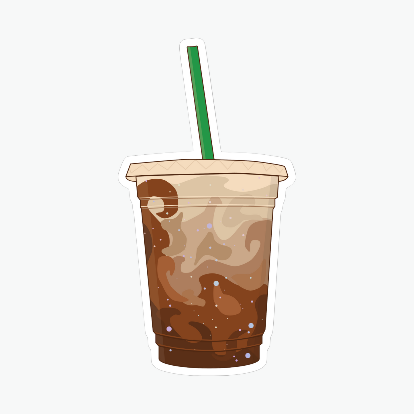 Iced Coffee Sticker