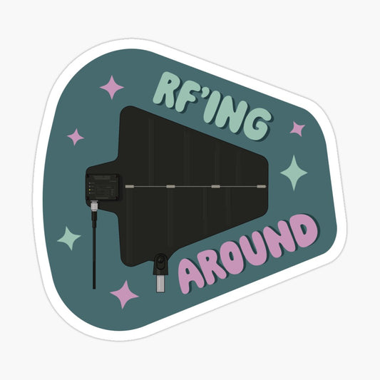RF'ing Around Paddle Sticker